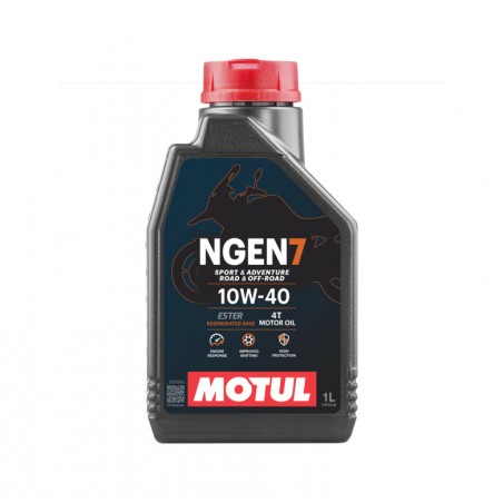 MOTUL Aceite lubricante motor moto NGEN 7 10W40 4T 1L (NEW 7100) 111835