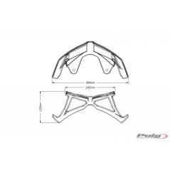PUIG Accesorio pico de pato frontal 3482