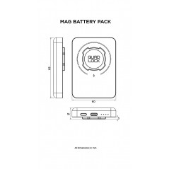 QUAD LOCK wireless power bank MAG 5000 MAH 1122819