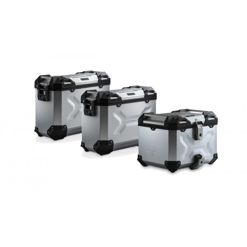 SW-MOTECH Set de equipaje, soporte acero inox ADVENTURE 4052572244814
