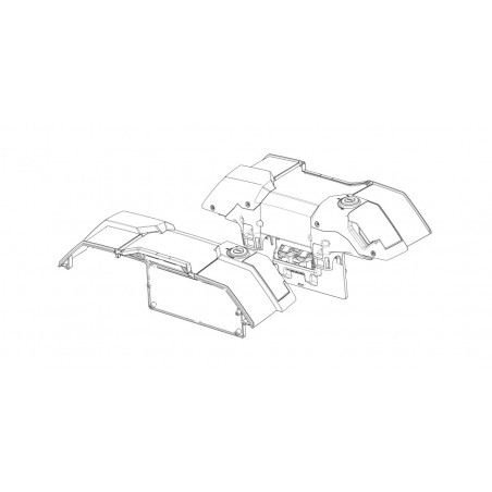 SHAD Side suitcase frame replacement L/R SH38X D1B38EMR