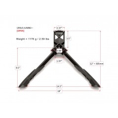 URSUS Semicarenado rally JUMBO - DOUBLE KICKSTAND 300MM 8053677175368