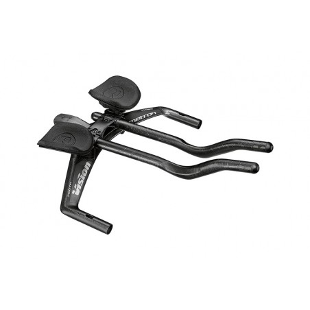 VISION Manillar bicicleta con extensiones METRON TFA AERO 400 MM DI2 JS-BEND SNAKEBITE CARBON 722632