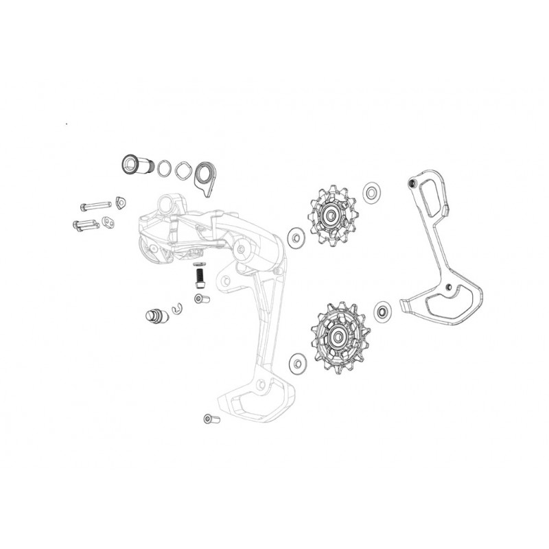 SRAM Semicarenado rally XXSL/XX T-TYPE EAGLE AXS 107594