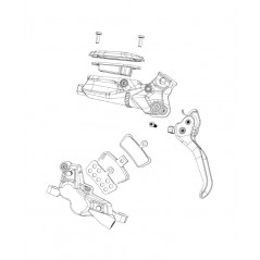 SRAM Kit tapa depósito hidráulico para frenos ULTIMATE/SILVER STEALTH C1 107845