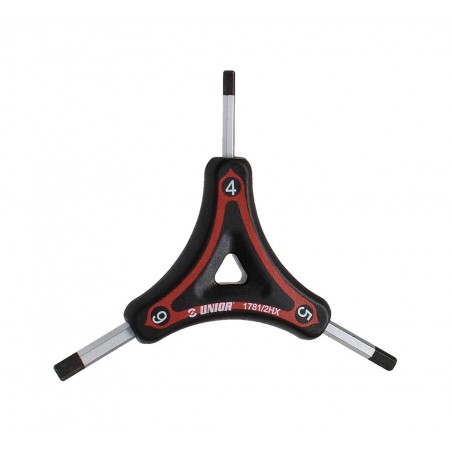 UNIOR Allen wrench 3 points 1781/2HX-US 2/2.5/3 MM 724327