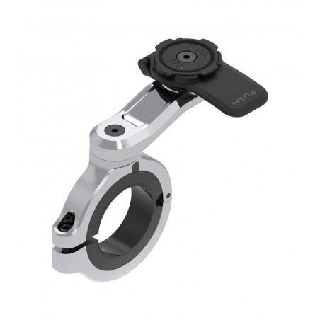 QUAD LOCK Aluminum handlebar smartphone holder LARGO MANILLARES FATBAR / SPECIAL CUSTOM PRO CHROME AUMINIO 1126876