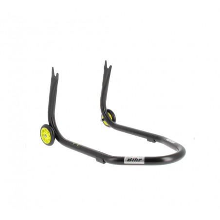 BIHR Rear stand for diabolos with yellow wheels HOME TRACK 'V' SUPPORT 3032094