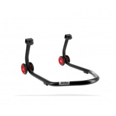BIHR Rear stand with colored support and red wheels HOME TRACK 'V' 3032100