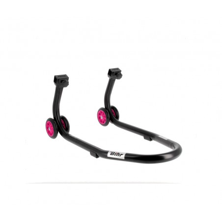 BIHR Front stand with pink wheels HOME TRACK 3032104