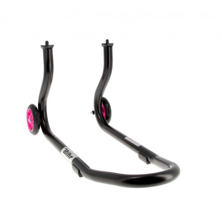 BIHR Front stand with pink wheels HOME TRACK 3032126
