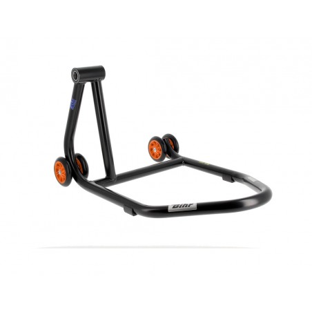BIHR Left single arm stand with orange wheels HOME TRACK REAR 3032139