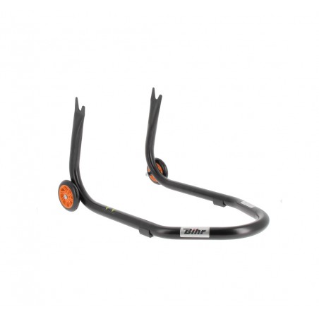 BIHR Rear stand support for diabolos with orange wheels HOME TRACK 'V' 3032142