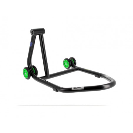 BIHR Left single arm stand green wheels HOME TRACK REAR 3032155