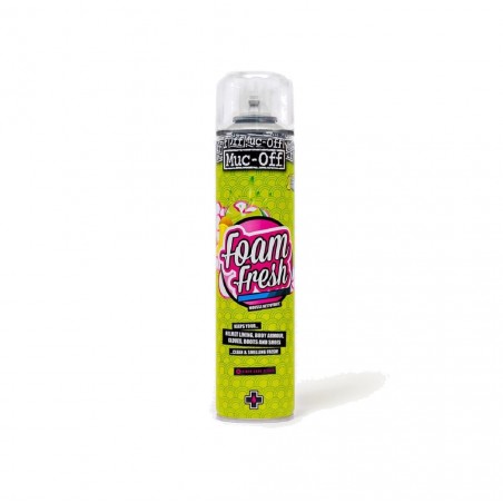 MUC-OFF Espuma limpiadora antibacteriana para cascos 400ML X12 3043080