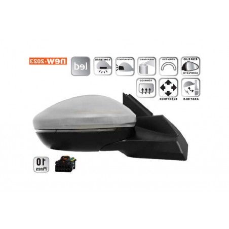 IPARLUX ESPEJO RETROVISOR COMPLETO DERECHO 27057042