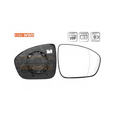 IPARLUX Recambio espejo retrovisor con base derecho 31254702