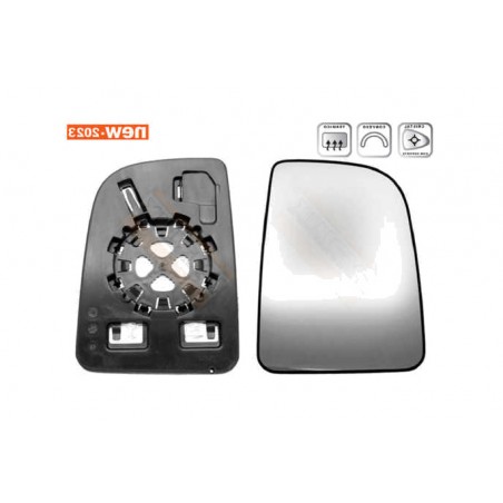 IPARLUX Recambio espejo retrovisor con base derecho 31509412