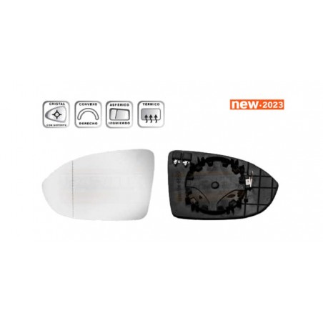 IPARLUX Recambio espejo retrovisor con base izquierdo 31911111