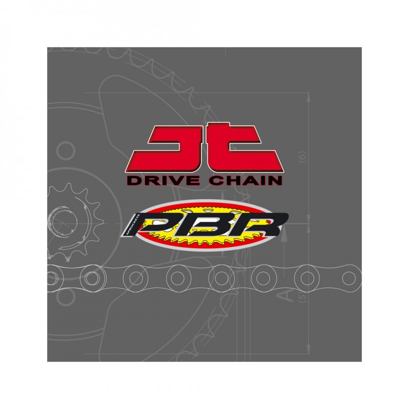 JT DRIVE CHAIN Super Reinforced Standard Crown Kit 525Z3 17/45 3037703