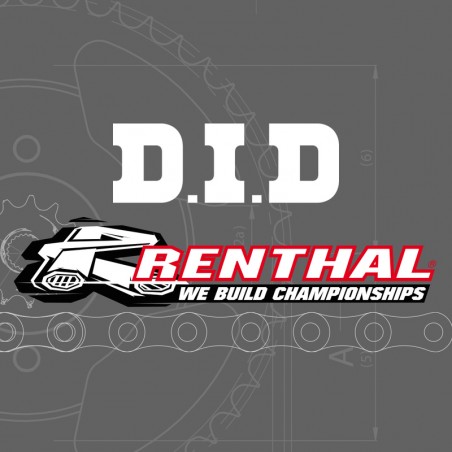 DID Kit de cadena ren con piñon trasero competición y autolimpiante 520ERT3 13/50 RACING ULTRA-LIGHT 3041066