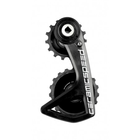 CERAMICSPEED Pata jaula sistema de roldanas ceramicas OSPW RS FOR SRAM RED/FORCE AXS ALPHA BLACK TEAM 5711050126071