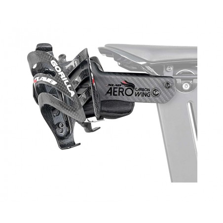 XLAB Soporte para bidones al sillin con un portabidon AERO CARBON WING SYSTEM 817195013247