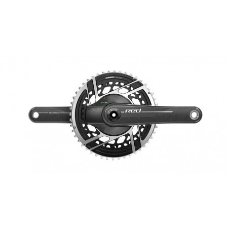 SRAM Juego de bielas potenciometro carbono RED AXS E1 DUB DIRECT MOUNT 50X37D 108264VAR