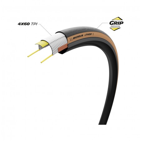 MICHELIN Tire for bicycle LITHION4 700X30 PERFORMANCE LINE PLEGABLE 30-622 724939