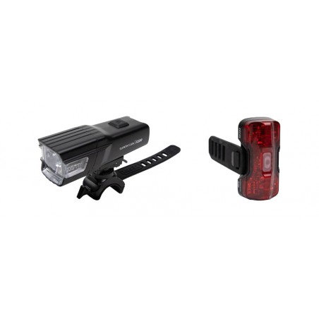 ZEFAL Juego de luces delantera y trasera SUPERVIISON F200 + R150 USB 725816