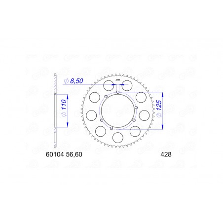 AFAM aluminum crown 60104 428 1074707003