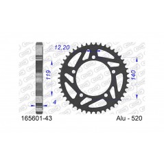 AFAM aluminum crown 165601 520 1122397003