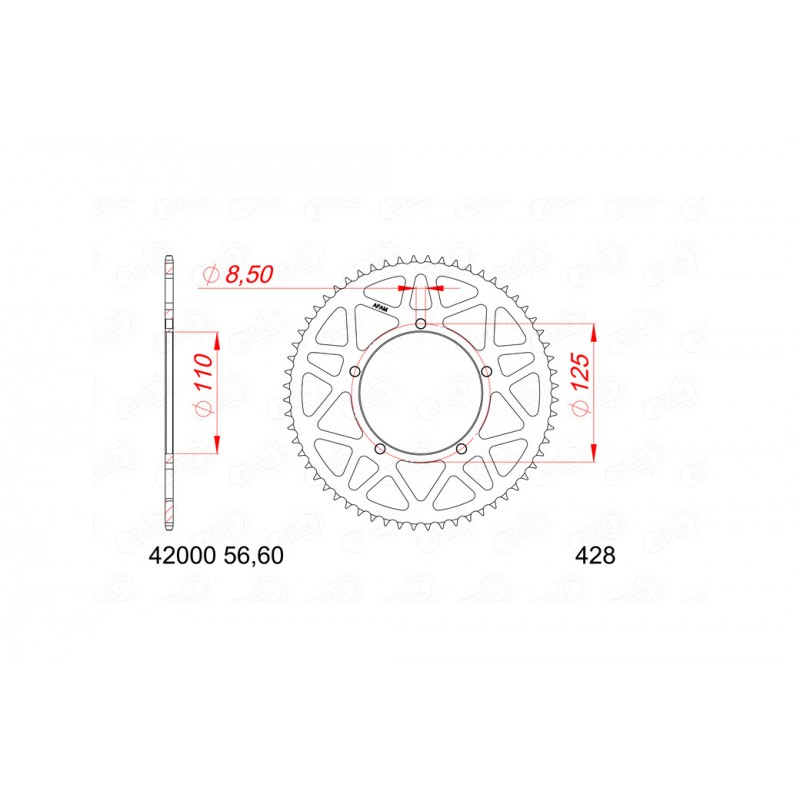 AFAM aluminum crown 42000 1124655001