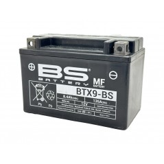 BS BATTERY Batería BTX9-BS sin mantenimiento de 12V y 8AH - Marca 14447
