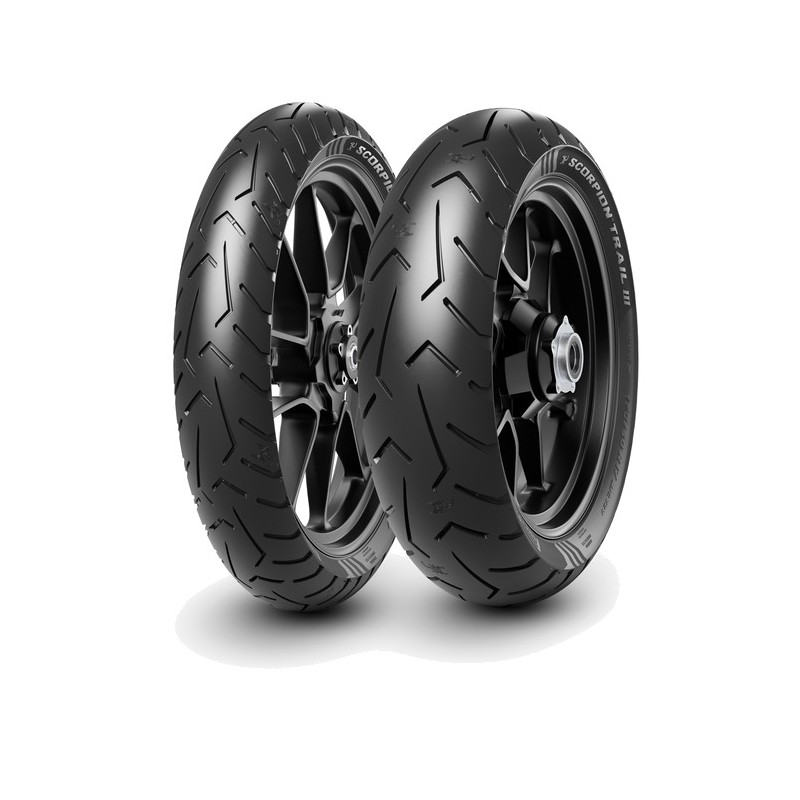 PIRELLI motorcycle tire cover 110/80 R 18 M/C 58V SCORPION TRAIL III (F) 9006899