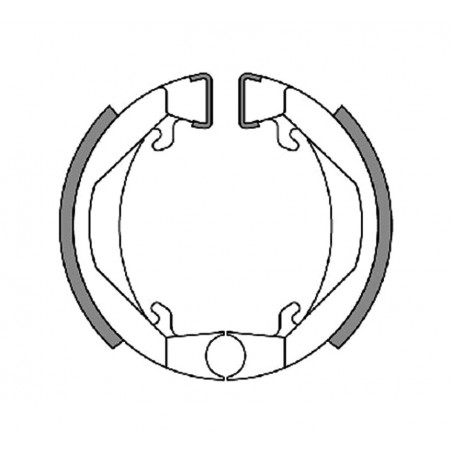 POLINI brake shoe 80X18MM 1128206