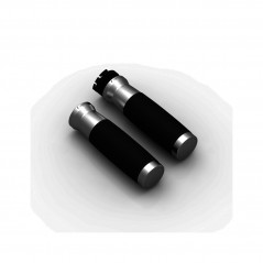 RIZOMA Machined aluminum Grips and rubber cuffs URLO GR256