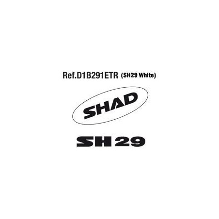 SHAD recambio de Adhesivos para baul maleta SH 29 SH29 2011 D1B291ETR