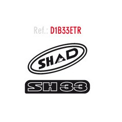 SHAD Recambio adhesivos pegatinas TOP CASE baul o maleta SH33 D1B33ETR