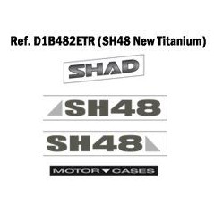 SHAD SPARE ADHESIVE FOR TRUNK BAG TITANIUM GRAY SH 48 SH48 SH 48 SH48 D1B482ETR