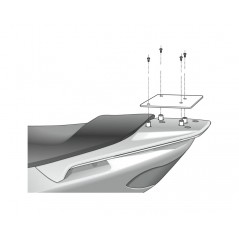 SHAD Anclajes soportes fijaciones herraje baul maleta Top Master N0BL12ST