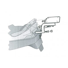 SHAD Anclajes soportes fijaciones herraje baul maleta Top Master Y0M26T