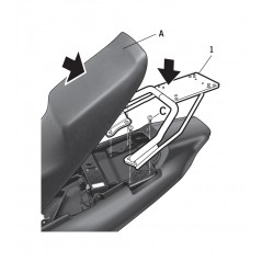 SHAD Anclajes soportes fijaciones herraje baul maleta Top Master Y0YB28ST