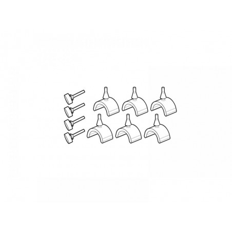 SHAD Recambio soportes maletas laterales SH23 D1B23GOR