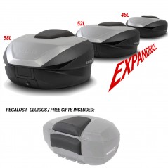 REAR BAUL BIKE EXPANDABLE THREE SIZES