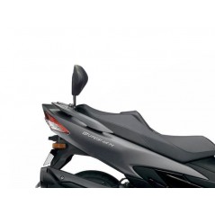 Fastening hardware for passenger backrest for motorcycle