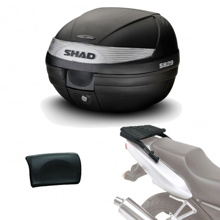 SHAD Kit fijacion y maleta baul trasero + respaldo pasajero regalo SH29 SH29REHE15