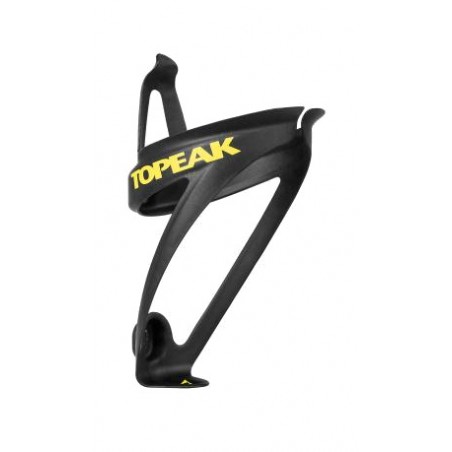TOPEAK Bottle cage for bicycle SHUTTLE Z CARBON NEGRO/AMARI 63127