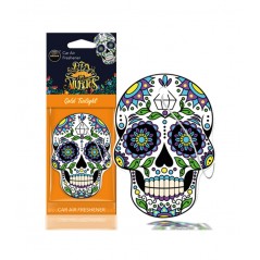 AROMA CAR Ambientador de celulosa con diseño día los muertos 02162AVAR