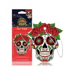 AROMA CAR Ambientador de celulosa con diseño día los muertos 02162AVAR